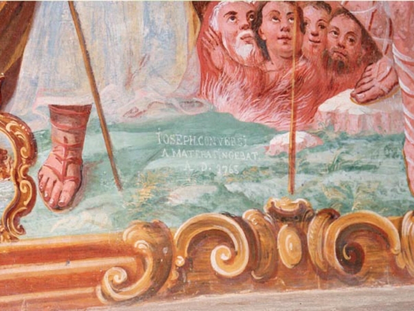 Giuseppe Conversi firma 1765
